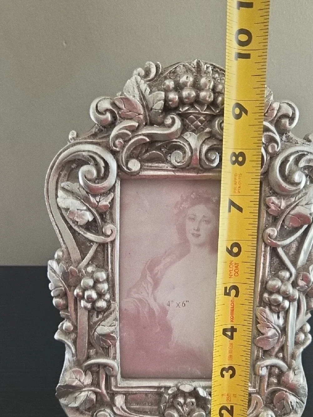 Ornate Silver Vintage Style Photo Frame